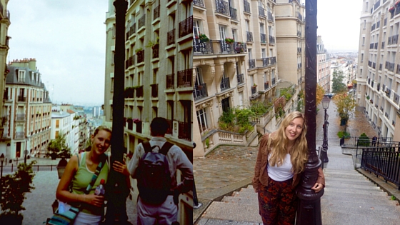Loving the picturesque streets of Paris - then and now!