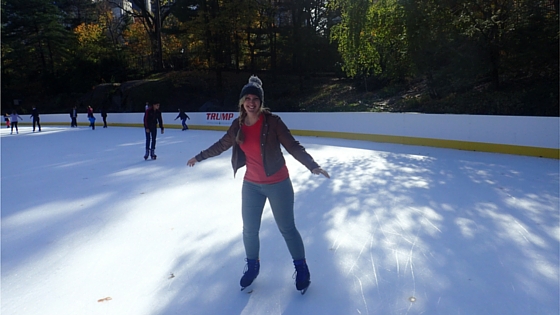 Ice Skating in Central Park - New York. A dream come true.