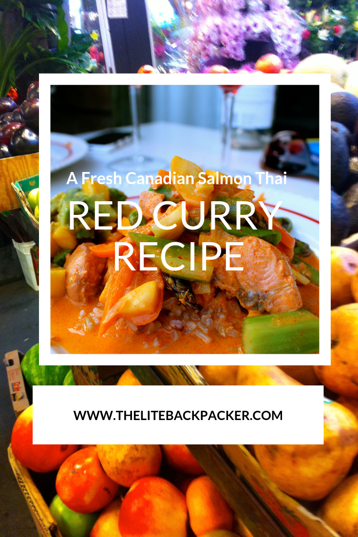 Fresh Canadian Salmon Red Thai Curry