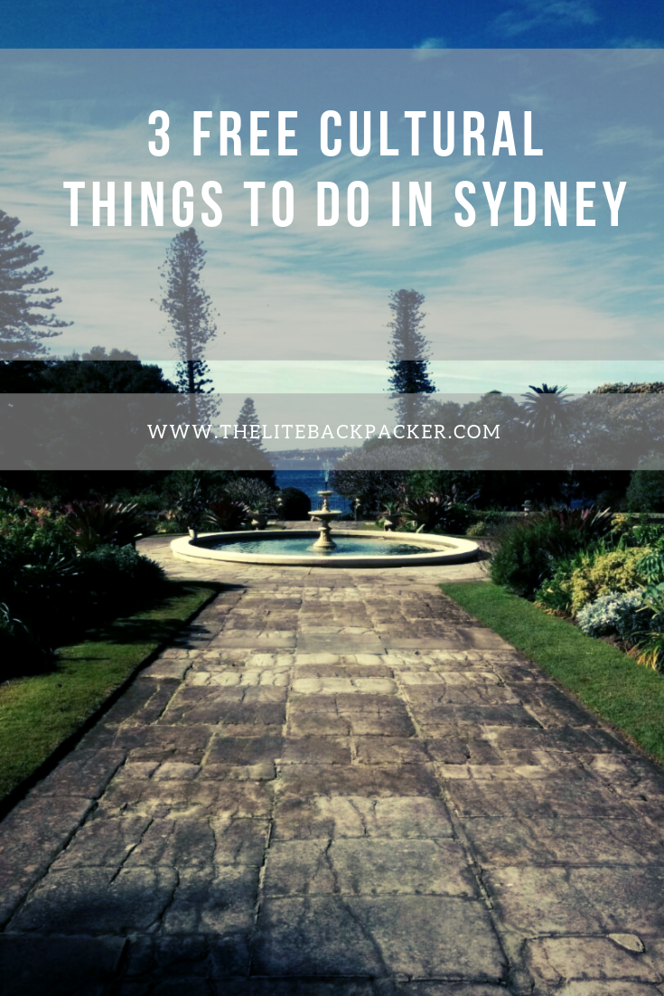 3 Free Cultural Things to do in Sydney