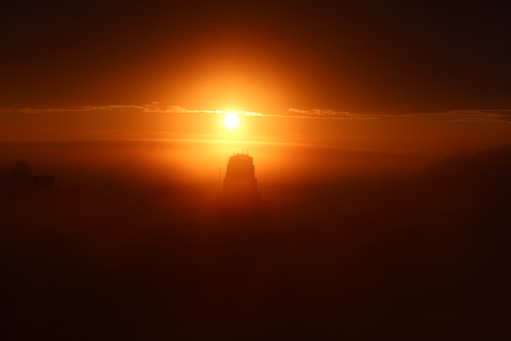 Tikal is best at sunrise, not only is the view amazing but the sounds of the jungle waking up are absolutely magical. One of the best travel experiences