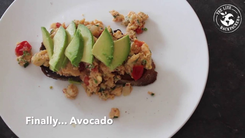 Mexican Scrambled Eggs Falling off Toast