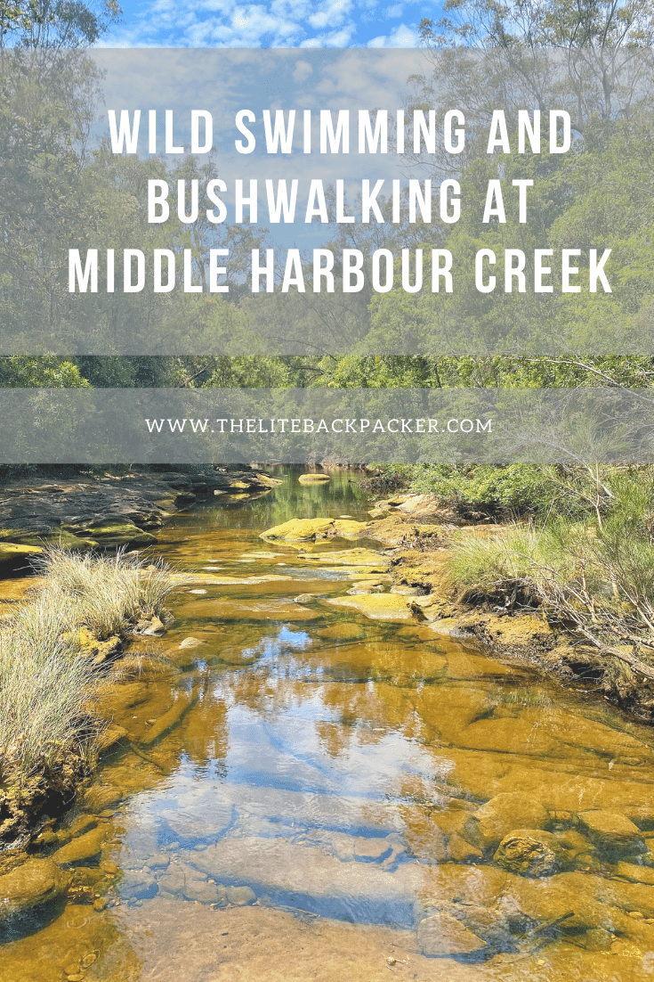 Wild Swimming and Bushwalking at Middle Harbour Creek